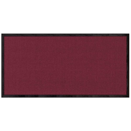 United Visual Products Decor Wood Combo Board, 24"x18", Cherry/White Porcelain & Medium Grey UV701DEFAB-CHERRY-WHTPORC-MEDGRY